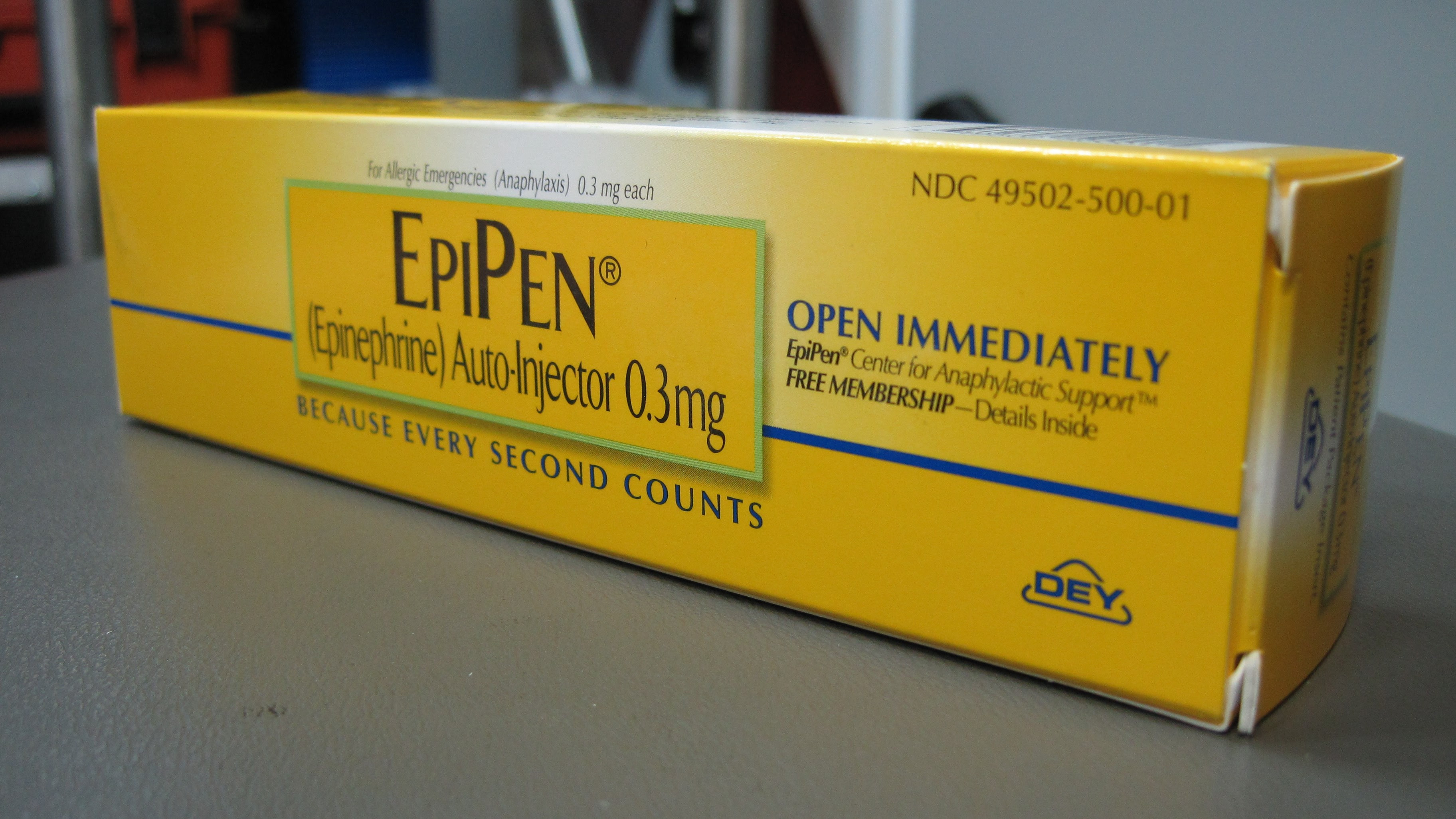 EpiPen box