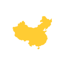 icon of the outline of China